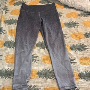 Zyia Active Gray Leopard Ombre Leggings